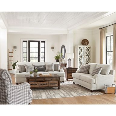 image of Copper Grove Muomua Light Grey Living Room Set with Cushioned Back - 2 Piece - Light Grey with sku:osspqnnrbxa_kqdt8zwnhwstd8mu7mbs--ovr
