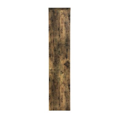 5-shelf Bar Unit Storage Antique Nutmeg
