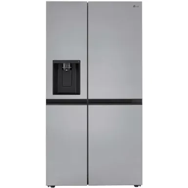 image of LG - 27.2 Cu. Ft. Side-by-Side Refrigerator with SpacePlus Ice - Stainless Steel with sku:bb21787708-bestbuy