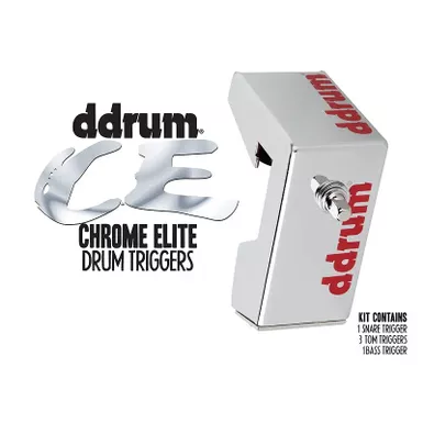 image of ddrum CETKIT Chrome Elite Trigger Pack with sku:ddr-cetkit-guitarfactory