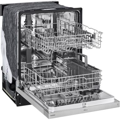 Alt View Zoom 16. LG - 24" Front Control Built-In Stainless Steel Tub Dishwasher with QuadWash and 50 dba - Stainless steel