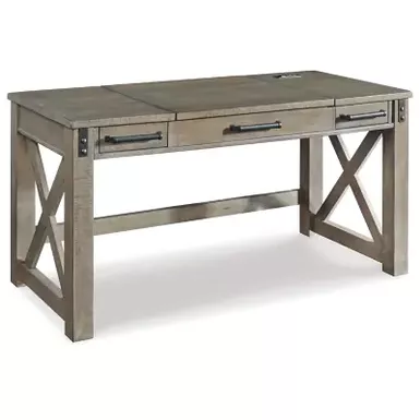 image of Aldwin Home Office Lift Top Desk with sku:h837-54-ashley
