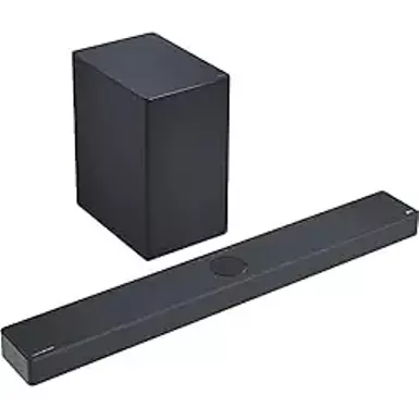 LG - 3.1.3 Channel SC9S Soundbar with Wireless Subwoofer, Dolby Atmos, DTS:X, IMAX Enhanced and WOW Orchestra - Black