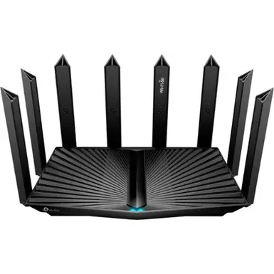 image of TP-Link - Archer AXE7800 Tri-Band Wi-Fi 6E Router - Black with sku:bb22042070-bestbuy