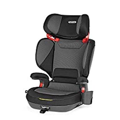 image of Peg Perego Viaggio Shuttle Plus 120 - Booster Car Seat - for Children from 40 to 120 lbs - Made in Italy - Crystal Black (Black) with sku:b08t7xg41t-ama-amz