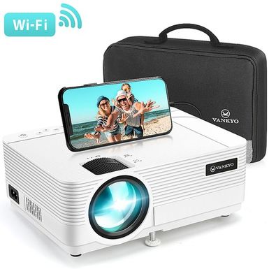 image of Vankyo - Leisure 470 Wireless Mini Projector - White with sku:bb21643643-6424701-bestbuy-vankyo