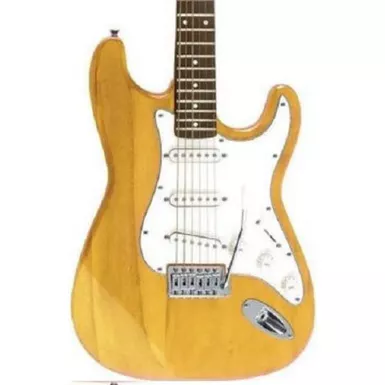image of Oscar Schmidt OS-300-NH Double Cutaway Electric Guitar. Natural with sku:osc--os300nha-guitarfactory