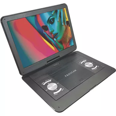 image of Proscan - 13.3" Portable DVD Player - Black with sku:bb22065862-bestbuy