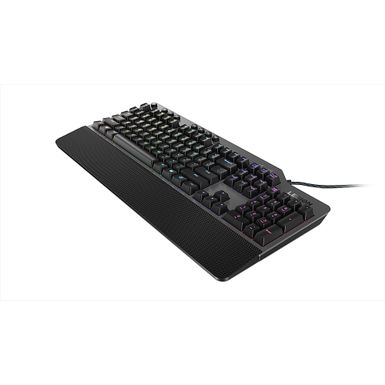 Left Zoom. Lenovo - Legion K500 Full-size Wired RGB Mechanical Gaming Keyboard - Black