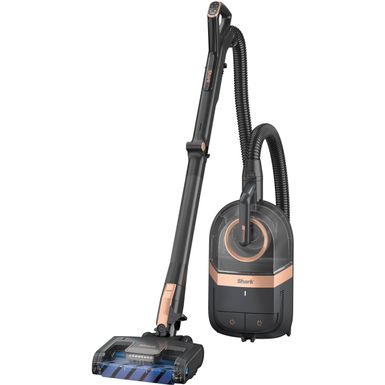 image of Shark - Vertex Bagless Corded Canister Vacuum with DuoClean PowerFins - Black/Copper with sku:bb21903933-6482729-bestbuy-shark