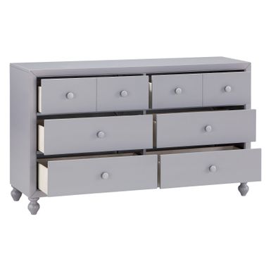 Tiana 6-Drawer Dresser - Grey
