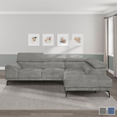 Morelia Sectional Sofa Chaise - Blue