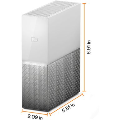 Angle Zoom. WD - My Cloud Home 4TB Personal Cloud - White