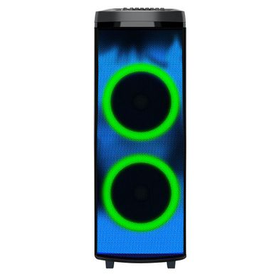 image of Supersonic 2x 12 inch Bluetooth Speaker with Light Show with sku:iq7012djbt-electronicexpress