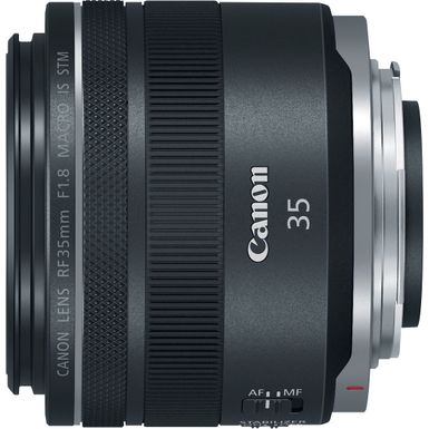Left Zoom. Canon - RF 35mm F1.8 Macro IS STM Macro Lens for EOS R Cameras