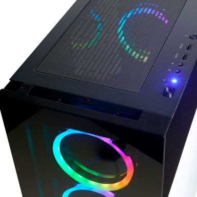 CyberPowerPC - Gamer Master Gaming Desktop - AMD Ryzen 3 4100 - 8GB Memory  - NVIDIA GeForce GTX 1650 - 500GB SSD - Black PC Computer 