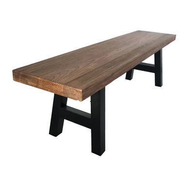 image of Lido Outdoor Rectangle Concrete Picnic Dining Bench by Christopher Knight Home - Brown with sku:dcysnfzmro8uqndqldp_dwstd8mu7mbs-overstock