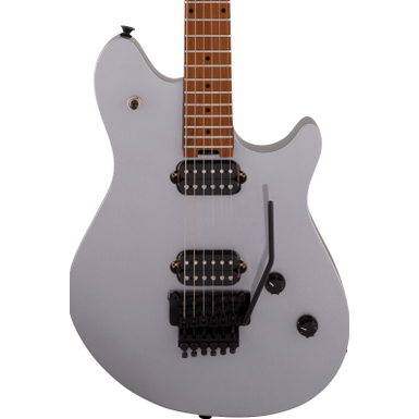 image of EVH Wolfgang WG Standard Electric Guitar. Baked Maple FB, Quicksilver with sku:evh-5107003521-guitarfactory