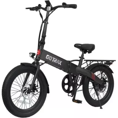 image of GoTrax - Z4 LITE Folding eBike w/ 25 mile Max Operating Range and 20 MPH Max Speed - Black with sku:bb22274754-bestbuy