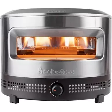 image of Solo Stove - Pi Prime Gas Burning Pizza Oven - Silver with sku:bb22210782-bestbuy