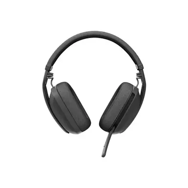 Logitech Zone Vibe Zone Vibe Wireless Bluetooth headphones with noise-canceling mic USB-A USB-C certified for Microsoft Teams Mac/PC - Graphite - headset