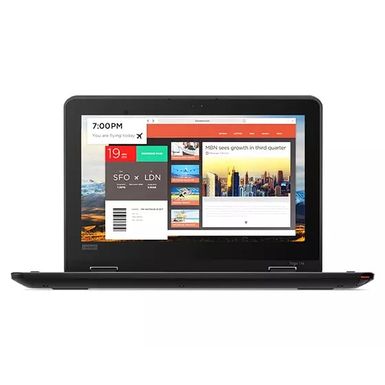image of Lenovo ThinkPad Yoga 11e Gen 5 Laptop, 11.6"" IPS Touch  250 nits, N4120,   UHD Graphics 600, 4GB, 128GB, Win 11 Home, One YR Onsite Warranty with sku:20lms09v00-len-len