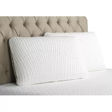 image of FlexSleep Bamboo Charcoal Foam and Cooling Gel King Pillow with sku:812894019453-sby