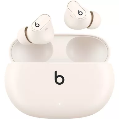 image of Beats Studio Buds + True Wireless Noise Cancelling Earbuds - Ivory with sku:bb21965297-bestbuy