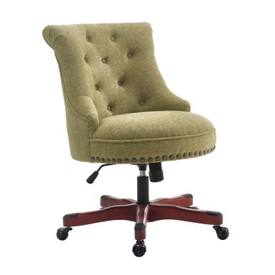 image of Sabella Office Chair Green with sku:lfxs1393-linon