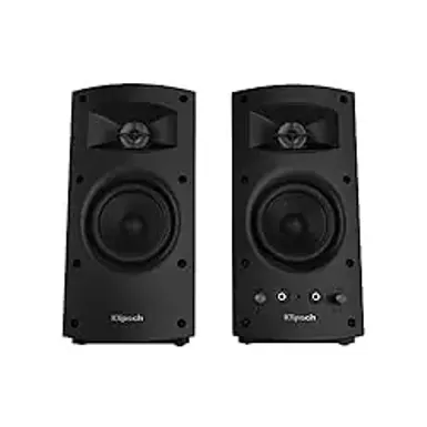 image of Klipsch ProMedia 2.0 Multimedia Compact Computer Speaker System Compatible for Any Laptop, Desktop, or Mobile Device for Premium Home Office, Workstation, or Gaming System,Black with sku:b09xbfn4nr-amazon
