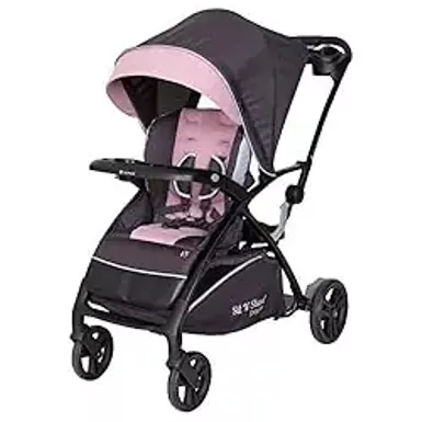 image of Baby Trend Sit N' Stand 5-in-1 Shopper Stroller, Cassis with sku:b07zhxmvjw-amazon