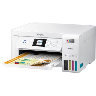 Alt View Zoom 17. Epson - EcoTank ET-2850 All-in-One Inkjet Cartridge-Free Supertank Printer - White