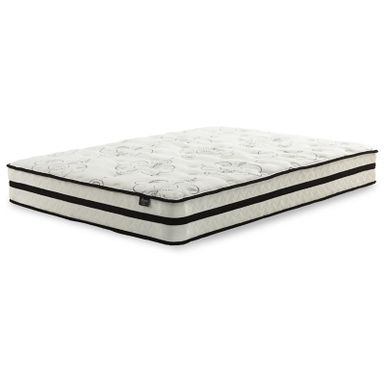 image of White Chime 10 Inch Hybrid Queen Mattress/ Bed-in-a-Box with sku:m69631-ashley