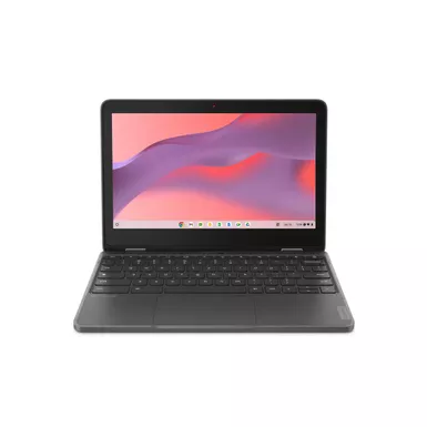 image of Lenovo 300e Yoga Chromebook Gen 4 11.6" HD 2-In-1 Touchscreen Laptop, MediaTek Kompanio 520 2.0GHz, 8GB RAM, 64GB eMMC, ChromeOS, Graphite Gray with Pen with sku:bb22299097-bestbuy