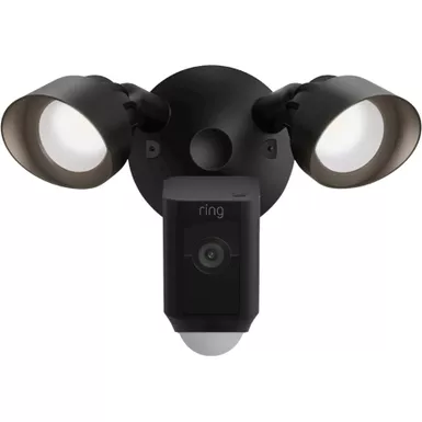 image of Ring - Floodlight Cam Plus Outdoor Wired 1080p Surveillance Camera - Black with sku:bb21746623-bestbuy
