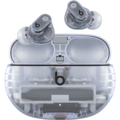 image of Beats by Dr. Dre - Beats Studio Buds + True Wireless Noise Cancelling Earbuds - Transparent with sku:bb21965395-6501047-bestbuy-beatsbydrdre