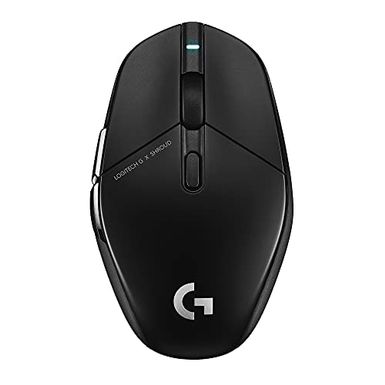 image of Logitech G G303 Shroud Edition LIGHTSPEED Wireless Mouse, Black with sku:loprog303se-adorama