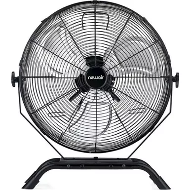image of NewAir - 4000 CFM 18" Outdoor High Velocity Floor or Wall Mounted Fan with 3 Fan Speeds and Adjustable Tilt Head - Black with sku:bb21549882-bestbuy