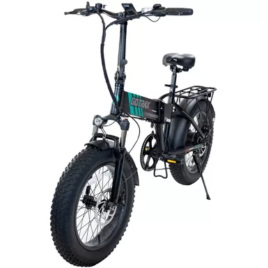 image of GoTrax - Z4 Pro Foldable Ebike w/ up to 50 mile Max Operating Range and 28 MPH Max Speed - Black with sku:bb22109232-bestbuy