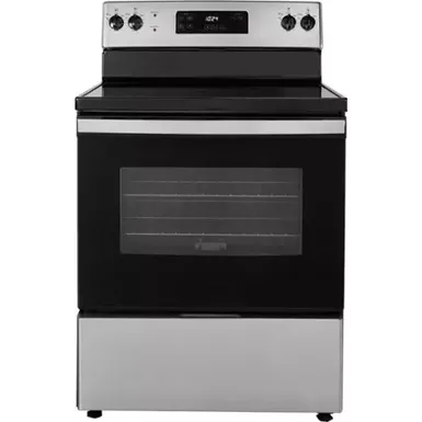 image of Insignia - 5 Cu. Ft. Freestanding Electric Range - Stainless Steel with sku:bb22197791-bestbuy