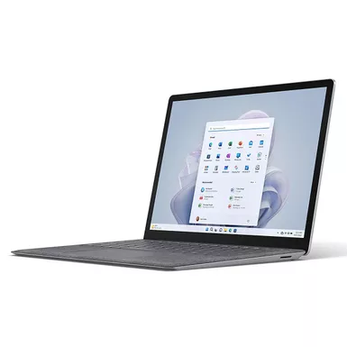 image of Microsoft - Surface Laptop 5 - 13.5” Touch-Screen - Intel Evo Platform Core i5 with 8GB Memory - 256GB SSD (Latest Model) - Platinum (Alcantara) with sku:bb22046899-bestbuy