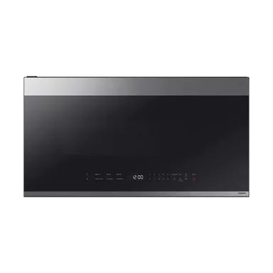 image of Samsung - Bespoke 2.1 Cu. Ft. Over-the-Range Microwave with Sensor Cooking and Edge to Edge Glass Display - Stainless Steel with sku:bb22245214-bestbuy