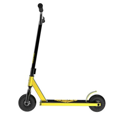 image of Swagtron - KR1 All-Terrain Dirt Kick Scooter. ASTM-Certified & 8" Knobby Tires - Yellow with sku:bb21716680-6453917-bestbuy-swagtron