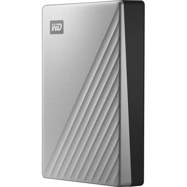 Left Zoom. WD - My Passport Ultra for Mac 4TB External USB 3.0 Portable Hard Drive - Silver