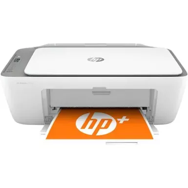 image of HP - DeskJet 2755e Wireless Inkjet Printer with 3 months of Instant Ink Included with HP+ - White with sku:bb21704548-bestbuy