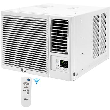 Alt View Zoom 22. LG - 320 Sq. Ft. 8,000 BTU Smart Window Air Conditioner with 3,850 BTU Heater - White