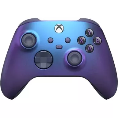 image of Microsoft - Xbox Wireless Controller for Xbox Series X, Xbox Series S, Xbox One, Windows Devices - Stellar Shift Special Edition with sku:bb22064347-bestbuy