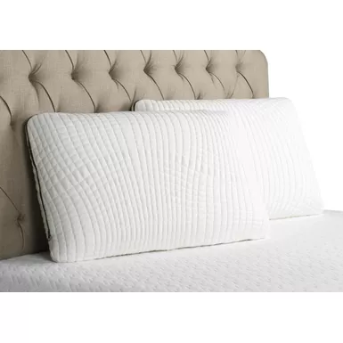 image of FlexSleep Copper Infused Memory Foam Queen Pillow with sku:812894019507-sby