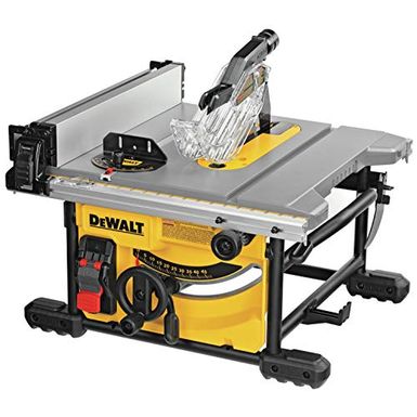 image of DEWALT DWE7485 8-1/4 in. Compact Jobsite Table Saw with sku:b0842qdw95-dew-amz