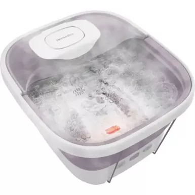 image of HoMedics - Smart Space Deluxe Footbath with Heat Boost - White with sku:bb22203223-bestbuy